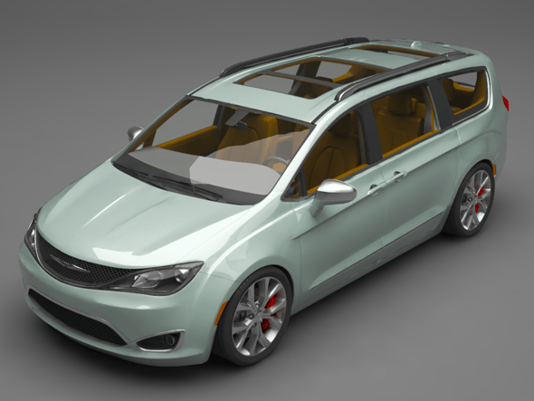 Chrysler Pacifica - 3DOcean Item for Sale