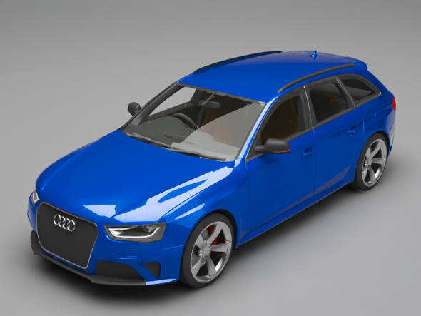 Audi RS4 Avant - 3DOcean Item for Sale