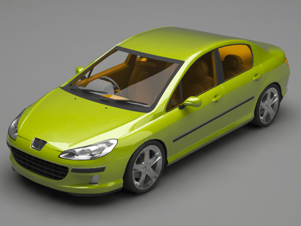 Peugeot 407 - 3DOcean Item for Sale