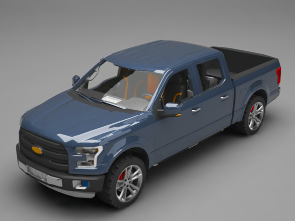 mini truck - 3DOcean Item for Sale