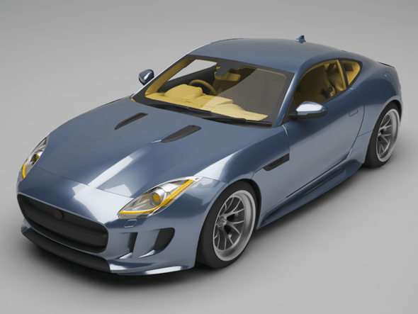 Jaguar Coupe - 3DOcean Item for Sale