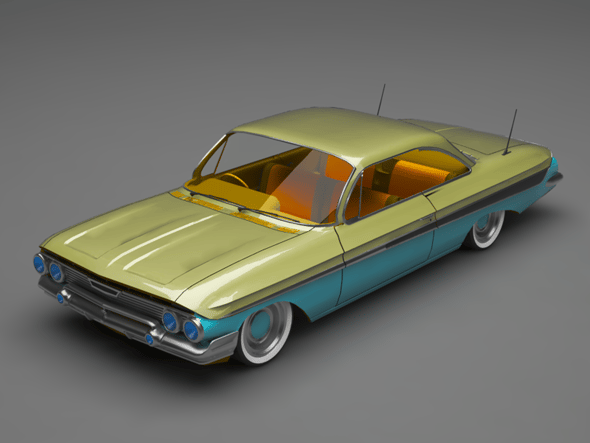 Classic car impala - 3DOcean Item for Sale