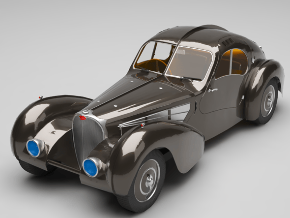 Classic Bugatti - 3DOcean Item for Sale