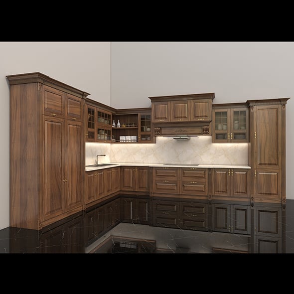 Classic Kitchen - 3DOcean Item for Sale