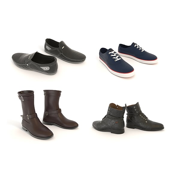 Shoes Collection Set 5 - 3DOcean Item for Sale