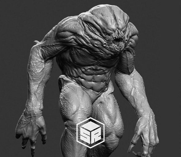 Creature - 3D Print Ready - 3DOcean Item for Sale