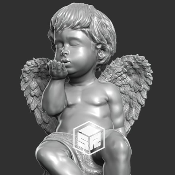 Little Angel - 3D Print Ready - 3DOcean Item for Sale