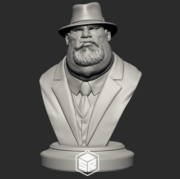Mafia Boss - 3D Print Ready - 3DOcean Item for Sale