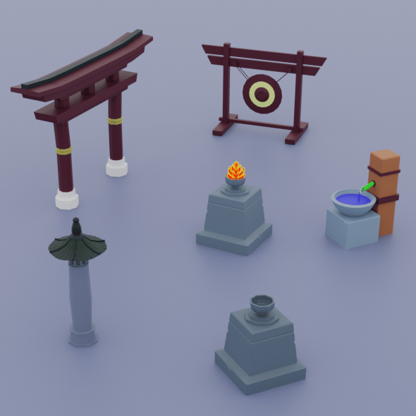 Things from ancient China Low - 3DOcean Item for Sale