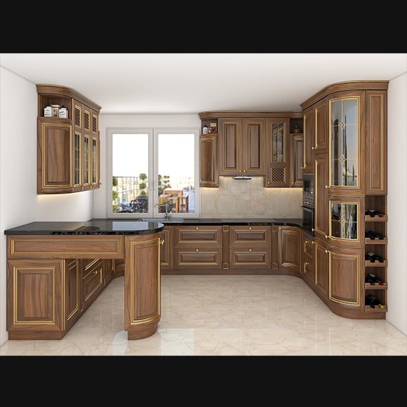 Classic Kitchen 2 - 3DOcean Item for Sale