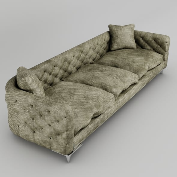 Chesterfield Sofa - 3DOcean Item for Sale