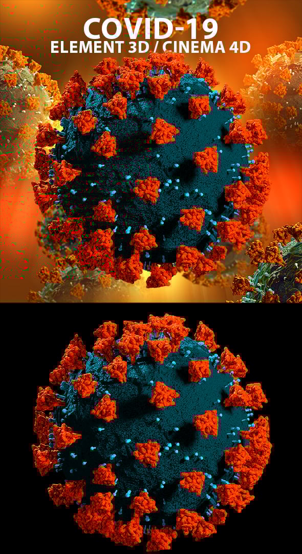 Corona Virus for Element 3D & Cinema 4D - 3DOcean Item for Sale