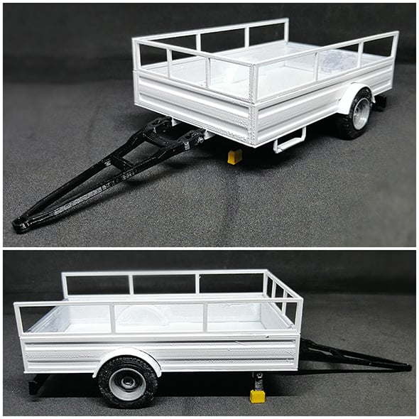 Trailer 3D Printing Model - 3DOcean Item for Sale