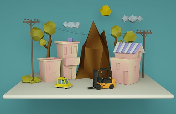 Low Poly Environment - 3DOcean Item for Sale