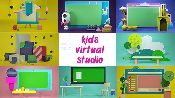 Kids Virtual Studio - 3DOcean Item for Sale