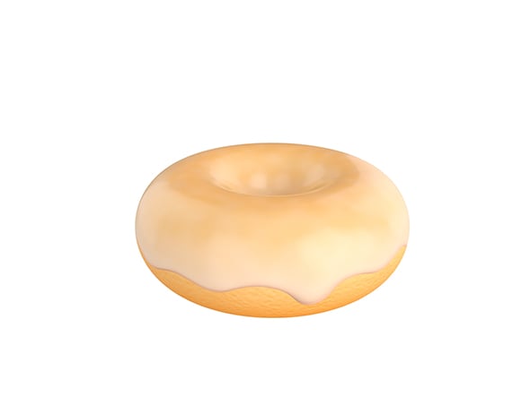 Glazed Donut - 3DOcean Item for Sale