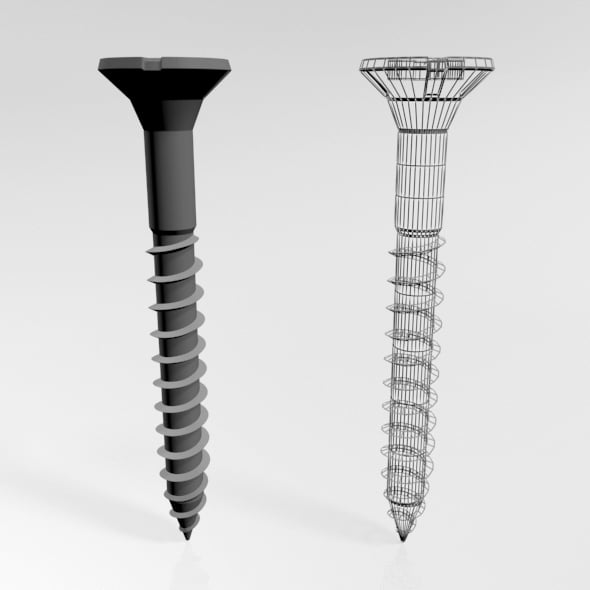 Drywall Screw 01 - 3DOcean Item for Sale