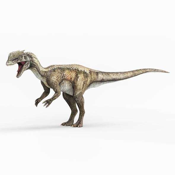 Dilophosaurus Dinosaur - 3DOcean Item for Sale