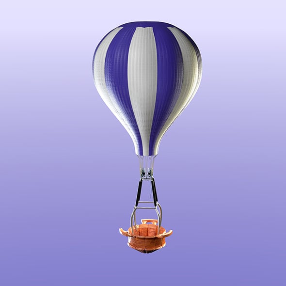 Hot air balloon - 3DOcean Item for Sale