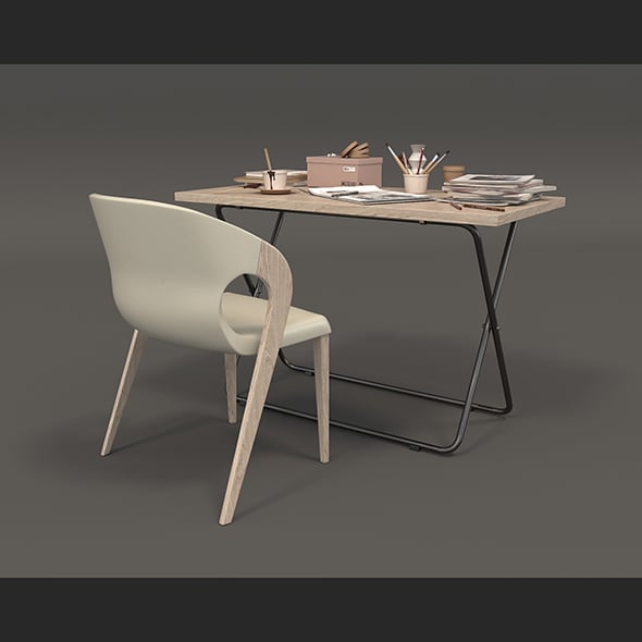 Modern Office Furniture - 3DOcean Item for Sale