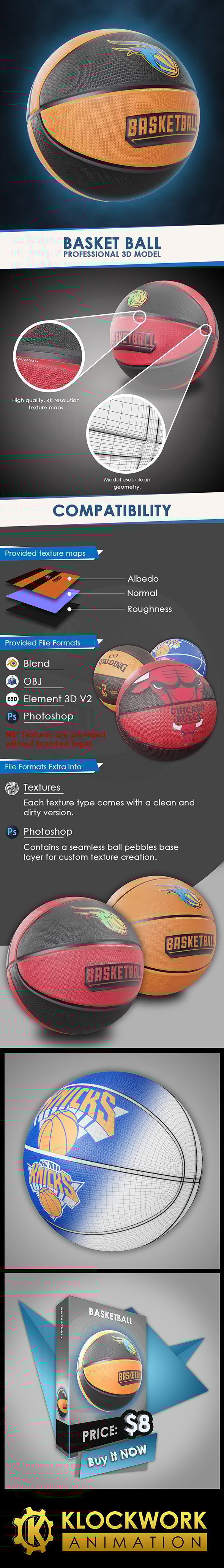 Basketball - 3DOcean Item for Sale