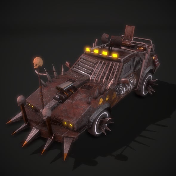 Apocalyptic Car 02 - 3DOcean Item for Sale