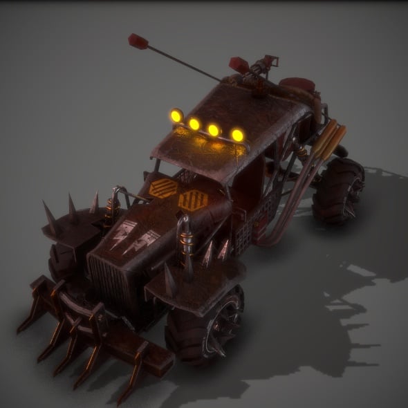Apocalyptic Battle Buggy 01 - 3DOcean Item for Sale