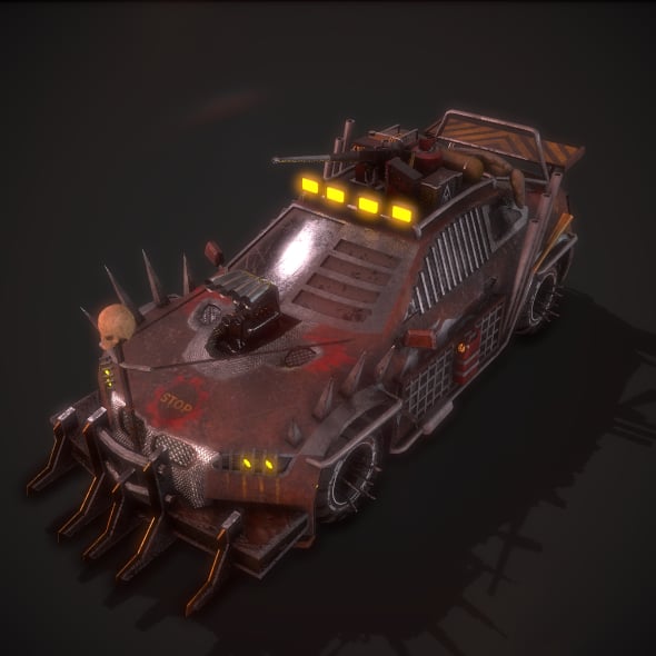 Apocalyptic Car 01 - 3DOcean Item for Sale
