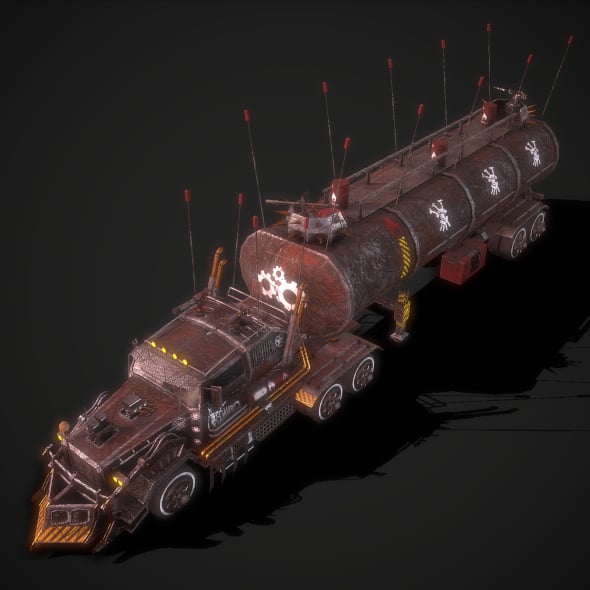 Apocalyptic Big Truck - 3DOcean Item for Sale