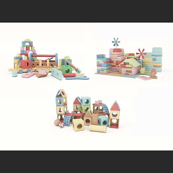 Toys Collection - 3DOcean Item for Sale