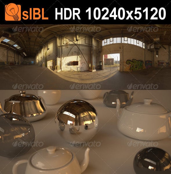 HDR 127 Industrial Hall sIBL - 3DOcean Item for Sale