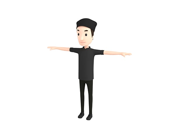 CartoonMan033 Chef - 3DOcean Item for Sale