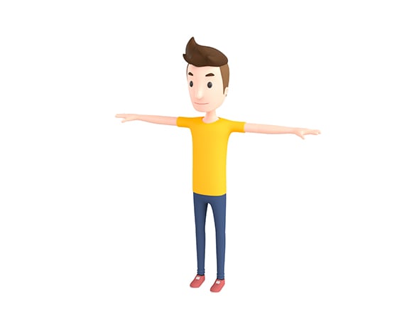 CartoonMan041 Man - 3DOcean Item for Sale