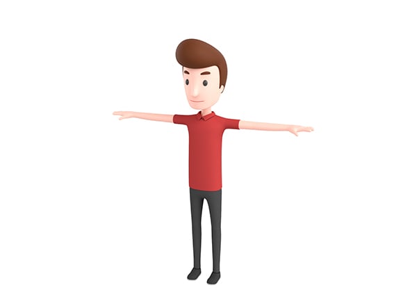 CartoonMan042 Man - 3DOcean Item for Sale