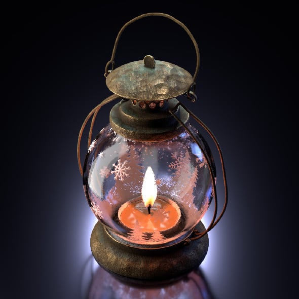 Christmas Lantern #2 - 3DOcean Item for Sale