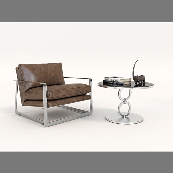 Modern Comfortable Reading Chair - 3DOcean Item for Sale