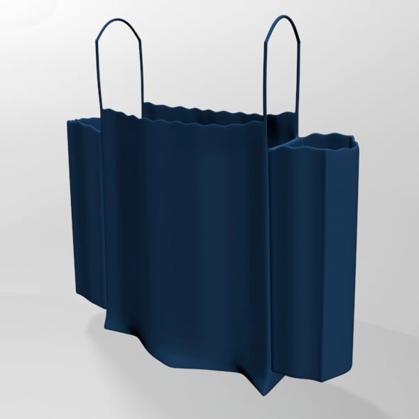 Ruffle Cold-Shoulder Blouse 01 - 3DOcean Item for Sale