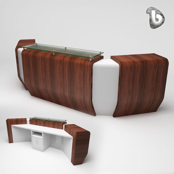 Reception Counter - RC104 - 3DOcean Item for Sale