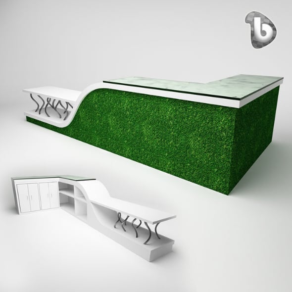Reception Counter - RC106 - 3DOcean Item for Sale