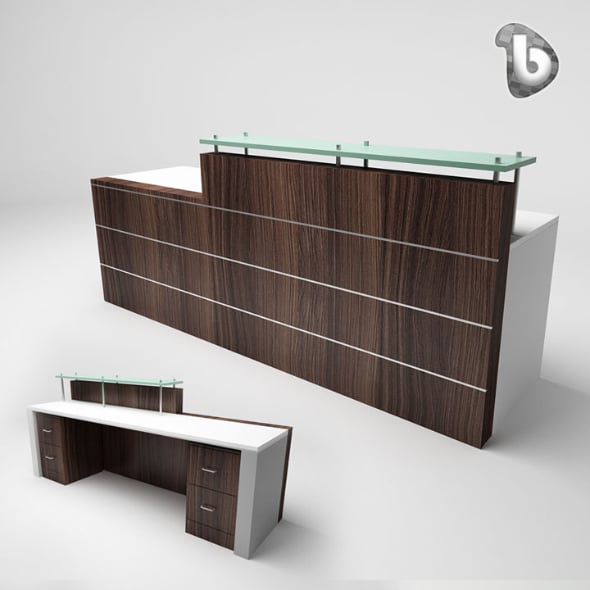 Reception Counter - RC107 - 3DOcean Item for Sale