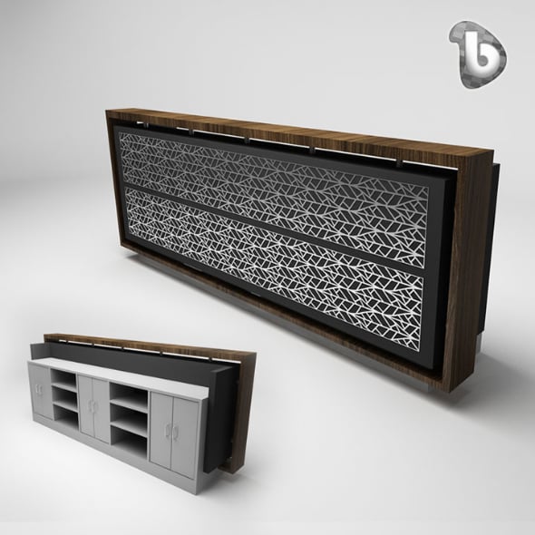 Reception Counter - RC109 - 3DOcean Item for Sale