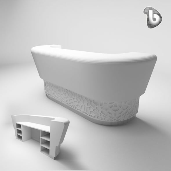 Reception Counter - RC111 - 3DOcean Item for Sale