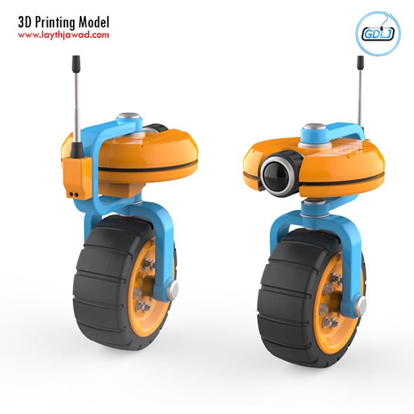 VU Robot 3D Printing Model - 3DOcean Item for Sale