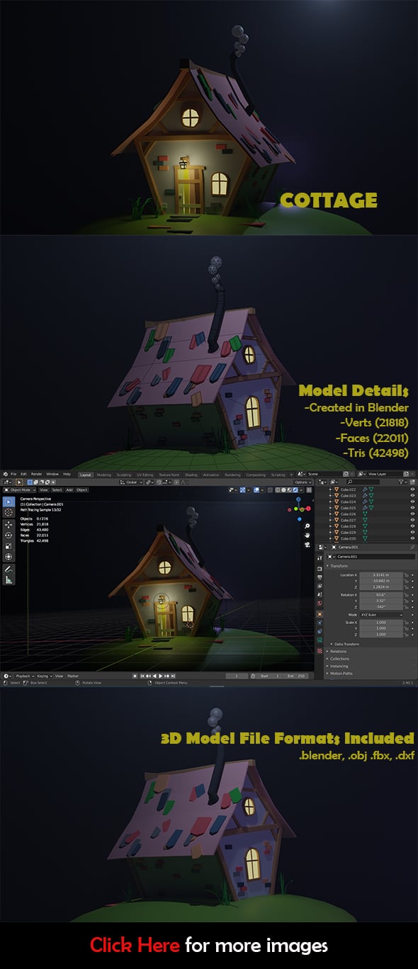 Cottage - 3DOcean Item for Sale