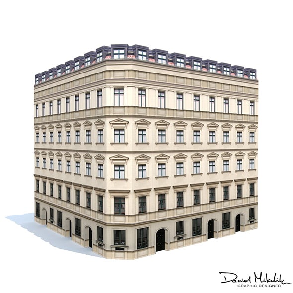 Apartment House 196 - 3DOcean Item for Sale