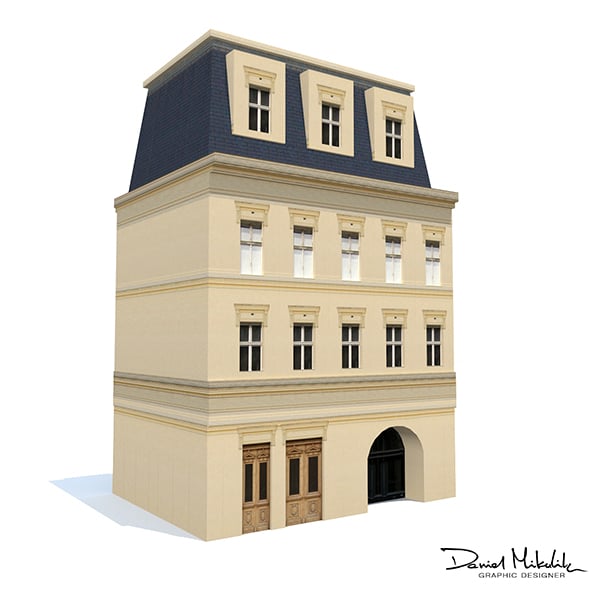 Apartment House 200 - 3DOcean Item for Sale