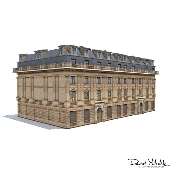 Apartment House 211 - 3DOcean Item for Sale