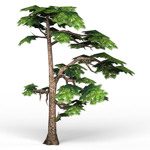 Game Ready Fantasy Tree 15 - 3DOcean Item for Sale