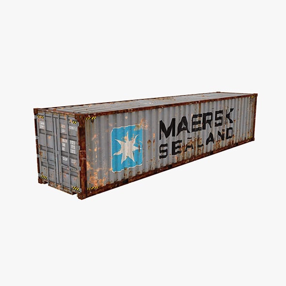 Shipping container - 3DOcean Item for Sale
