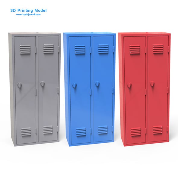 Locker 3D Printing Model - 3DOcean Item for Sale